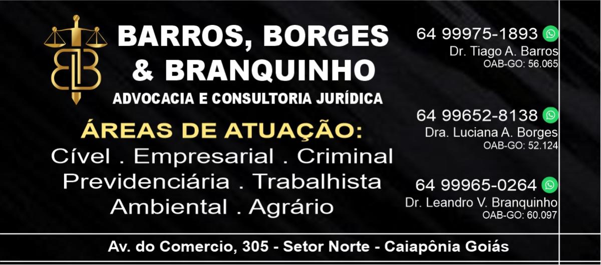 BARROS, BORGES & BRANQUINHO ADVOCACIA E CONSULTORIA JURÍDICA
