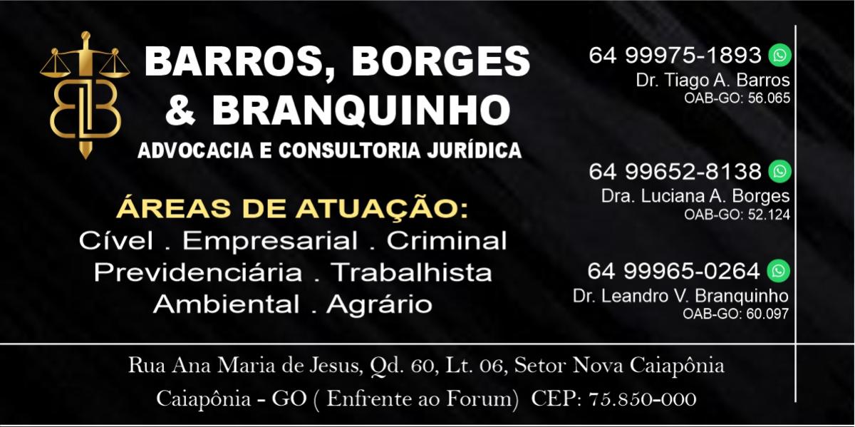 BARROS, BORGES & BRANQUINHO ADVOCACIA E CONSULTORIA JURÍDICA